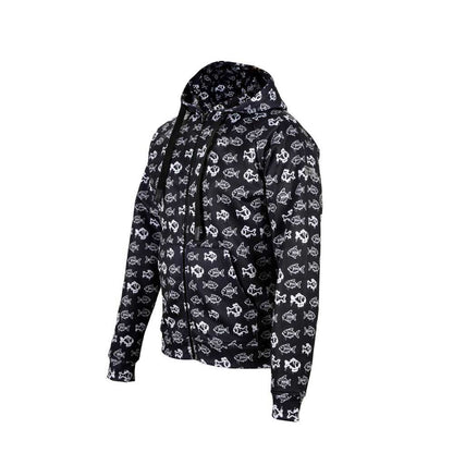 Jedi Zippered Hooded Sweatshirt - Stamp