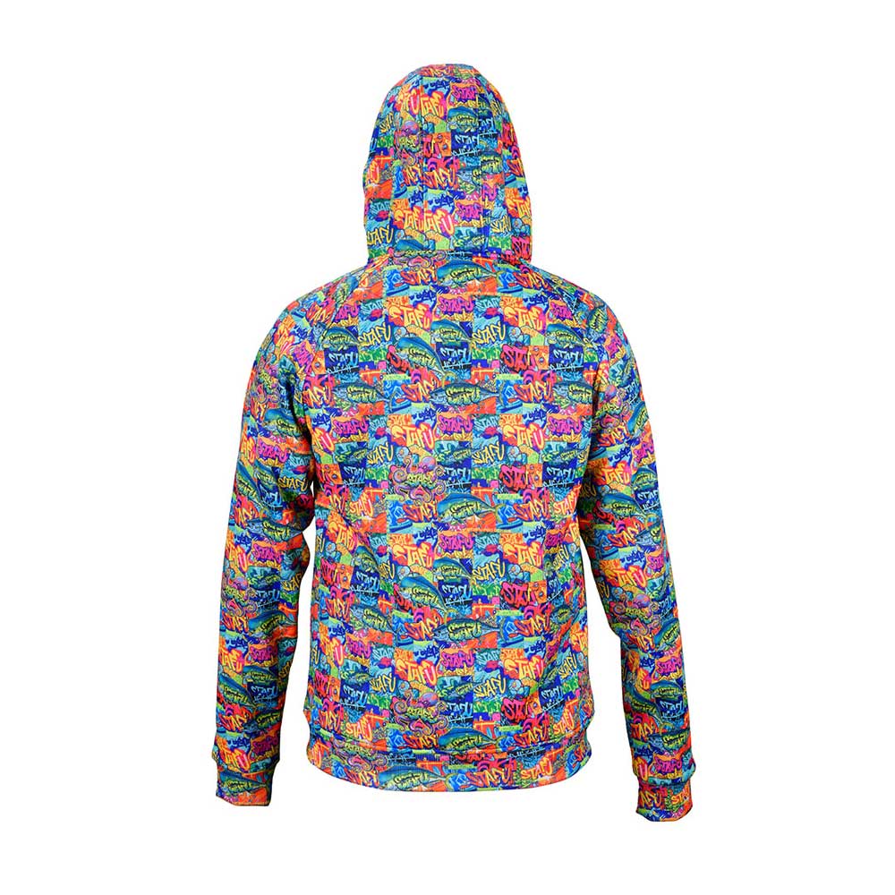 Jedi  Jr Fermuarlı Kapüşonlu Sweatshirt - Grafiti
