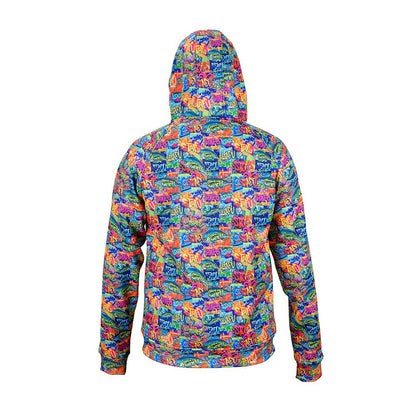 Jedi  Jr Fermuarlı Kapüşonlu Sweatshirt - Grafiti