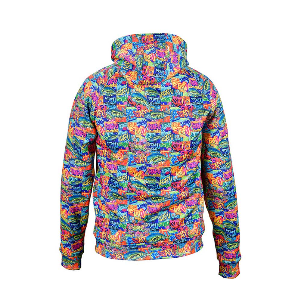 Jedi  Jr Fermuarlı Kapüşonlu Sweatshirt - Grafiti