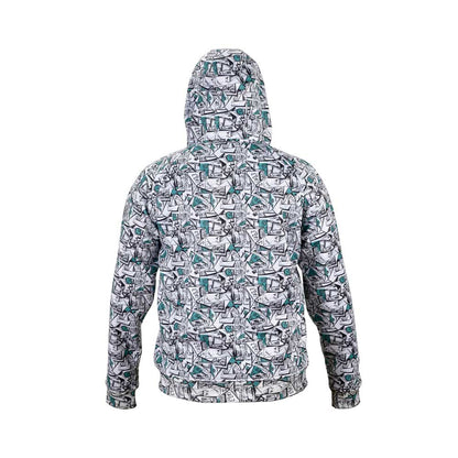 Jedi Zippered Hooded Sweatshirt - Stamp