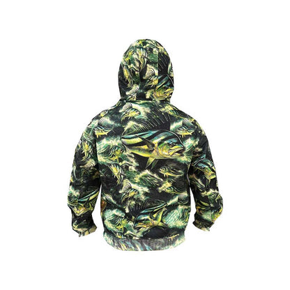 Jedi Zippered Hooded Sweatshirt - Stamp