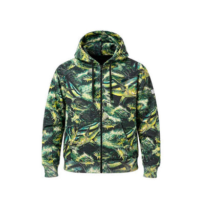 Jedi Zippered Hooded Sweatshirt - Stamp