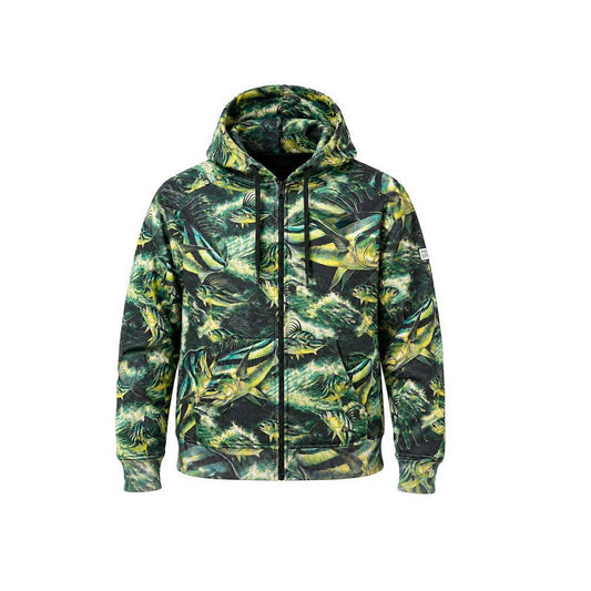 Jedi Zippered Hooded Sweatshirt - Stamp