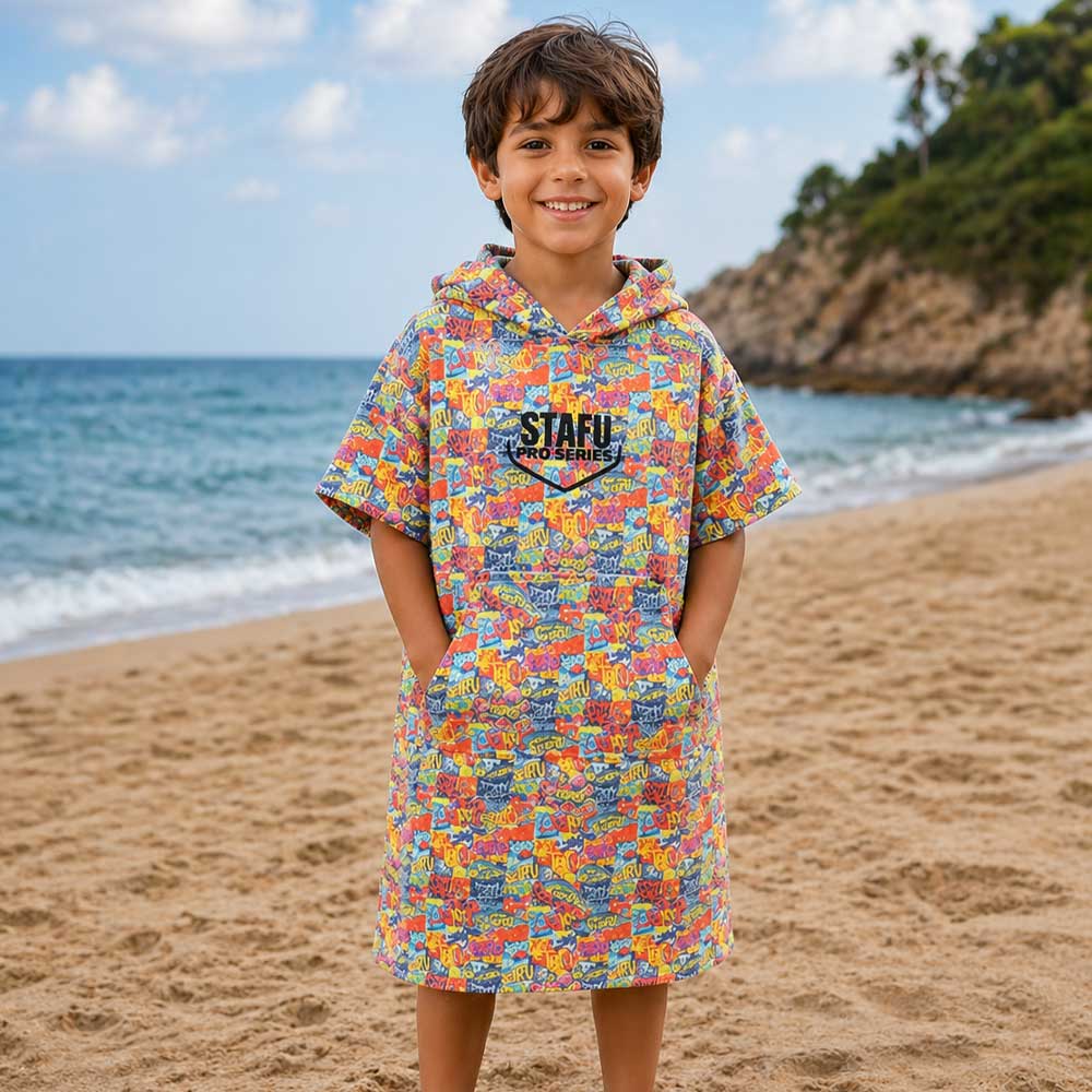 Atlas Jr. Poncho Towel - Droid