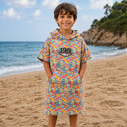 Atlas Jr. Poncho Towel - Droid