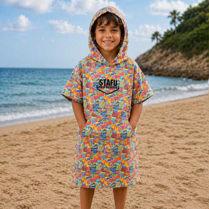Atlas Jr. Poncho Towel - Droid