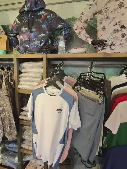 Reeftech Short Sleeve Performance T-Shirt - White - Purple