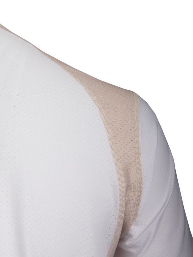 Reeftech Kısa Kollu Performans T-Shirt - Beyaz - Toprak - Stafu Pro Series