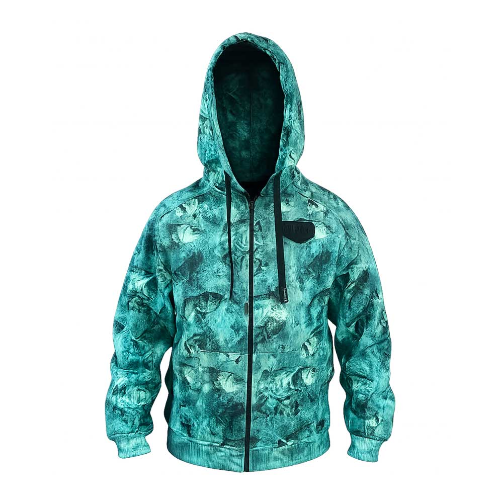 Jedi Zippered Hooded Sweatshirt - Stamp