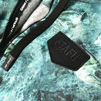 Jedi Zippered Hooded Sweatshirt - Stamp