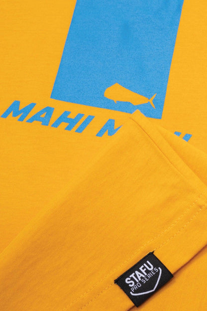 Stamp Basic T-Shirt - Sarı - Stafu Pro Series